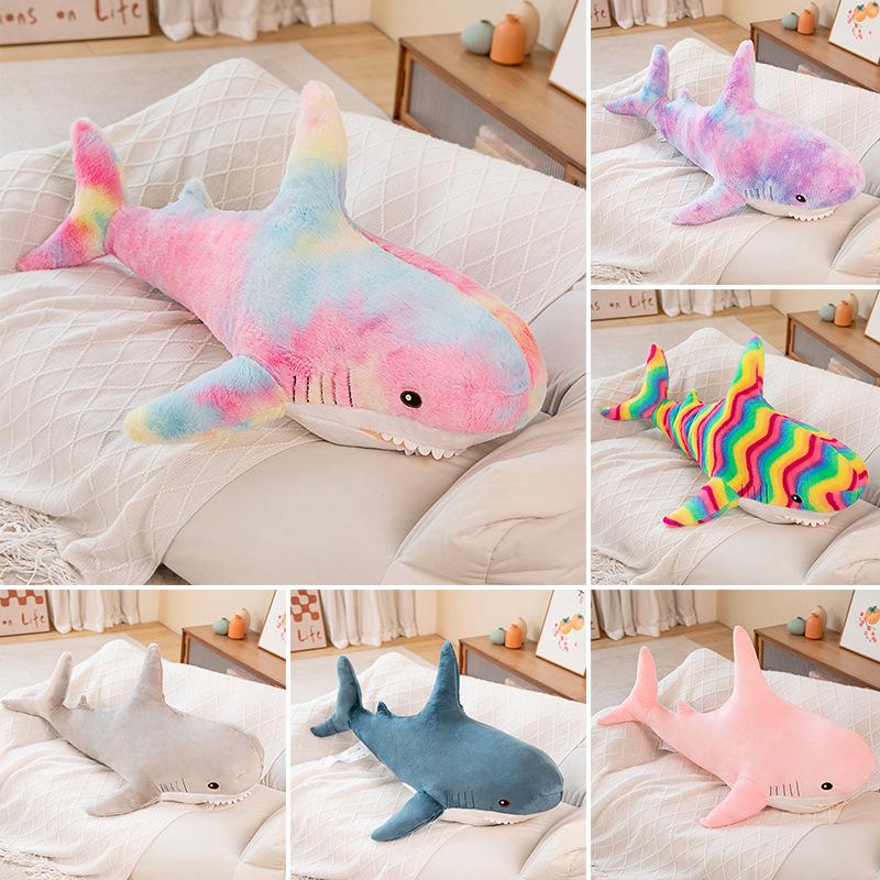 Shark Plush Pillow Toy - Soft Simulation Sleeping Doll & Sofa Cushion