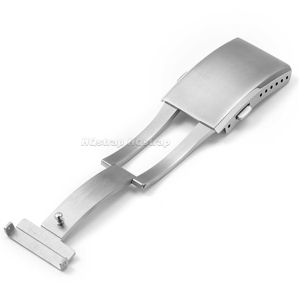 316L Edelstahl Uhrenarmband Schließe 18mm 20mm 22mm Solide Faltschließe Ersatz für Seiko Metallschließe Uhrenzubehör