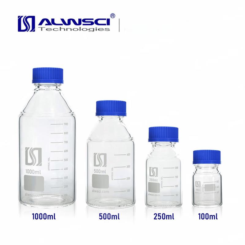 

ALWSCI GL45 Blue Cap Reagent Bottle 100ml