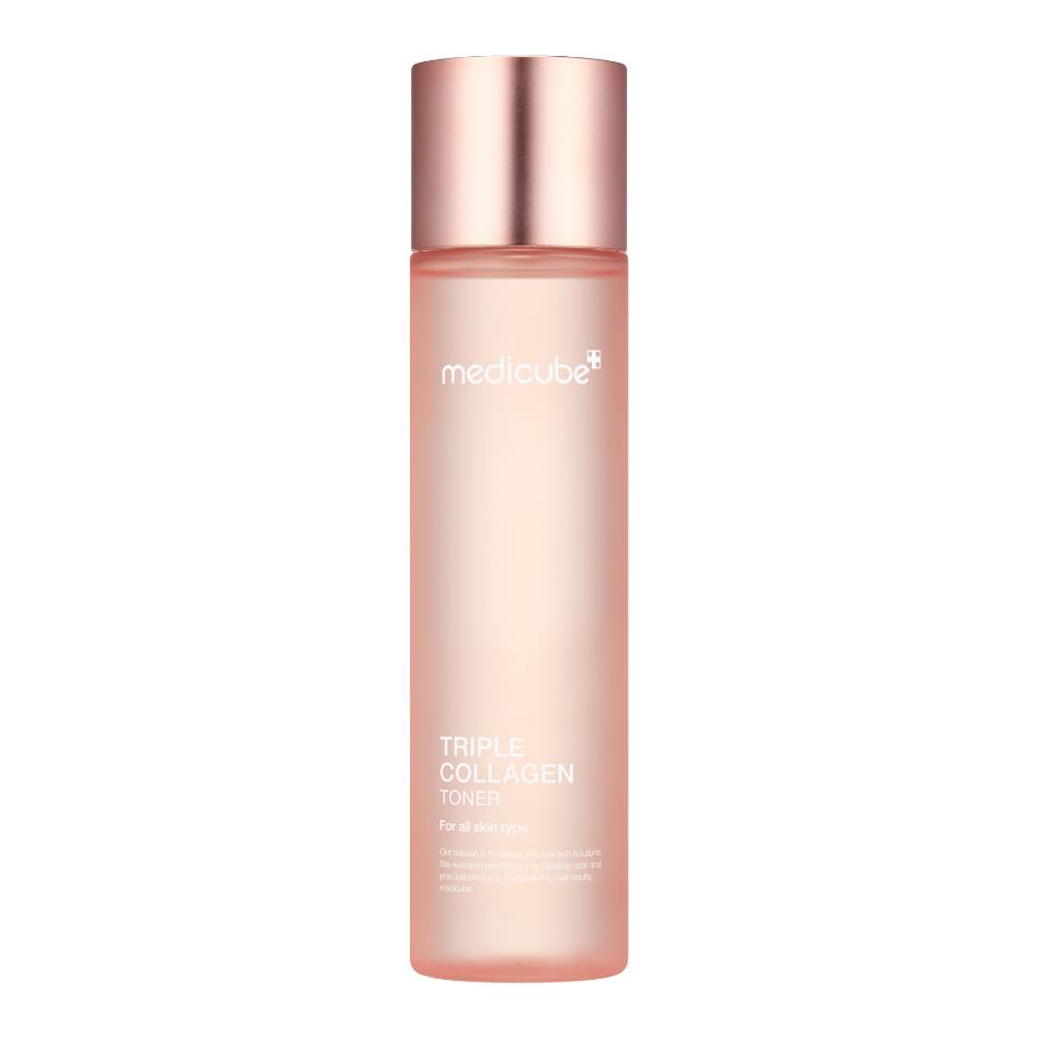MEDICUBE Triple Collagen Toner 140ml / Brightening, Nourishing, Hydrating, Moisturizing, Korean Cosmetics, Kbeauty