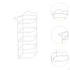 Expandable Countertop Shelves Dish Storage Rack Modern Versatile Iron Heavy Duty Preparation