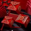 50pcs Retro Red Chinese Style Candy Boxes Wedding Gifts for Guests Mariage Paper Chocolate Packaging Box Boite Gateau Mariage