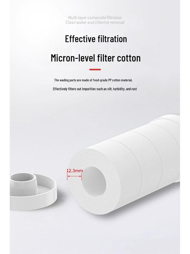Water Filter for Heaters, Washers, Faucets, and Showers