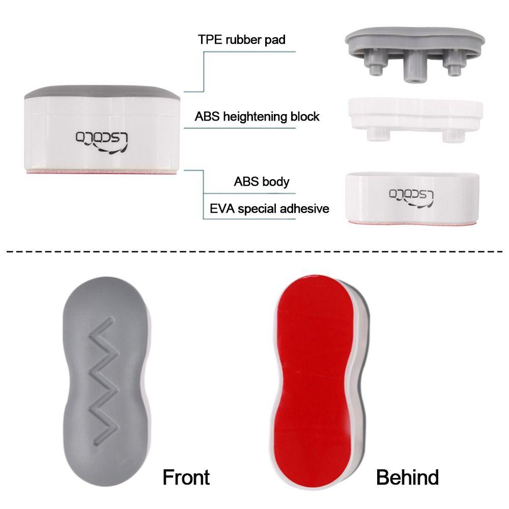 Toilet Paster Buffering Protective Antislip Toilet Cover Gasket Bumper Self-adhesive Cushion