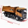 1:50 Alloy Articulated Dump Truck Model Toy High Imitation Alloy Engineering Truck Model Metal Die-casting Wholesale
