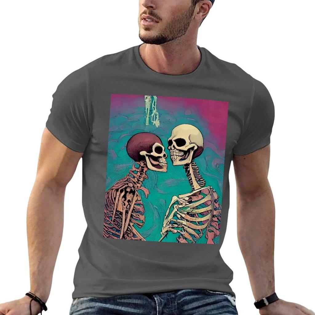 Tender Mounisext Skeletons In Love Tshirt Cool Dry Perforunisexce Tshirt