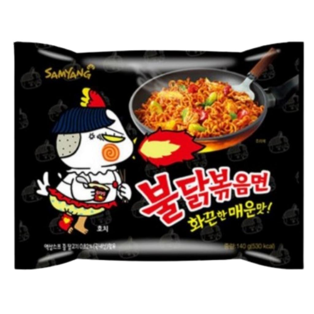 Samyang Korean Ramen Single Pack(1PCS) – 10 Flavors To Choose From (Buldak, Crobo Buldak, Maptaeng, Etc.)