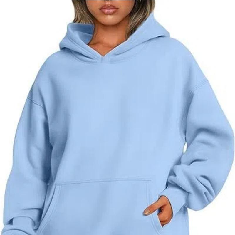 Women's Oversized Casual Hoodie Sweatshirt with Front Pocket - Cozy and Stylish Pullover Hoodies Fleece Swe