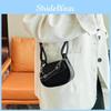 Trendy Saddle Bag With Stitching Details Small Crossbody Bag For Women Street Style Casual Shoulder Bag