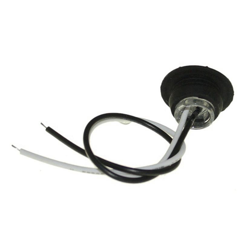 A Pair  Round Turn Signal Lamp 12V-24V General Automobile Side Lamp Signal Lamp LED Side Lamp Turn Signal Lamp Middle Net Lamp