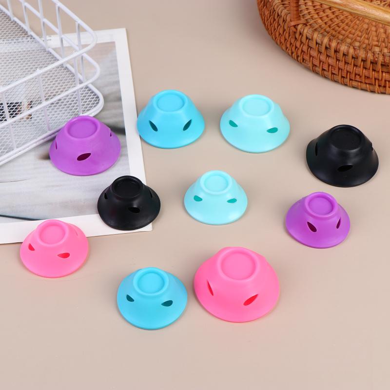 20Pcs Silicone For Hair Curling Rollers Diy Set With Mushroom Bell Shapes Spiral Design Soft Construction Easy Removal Curls