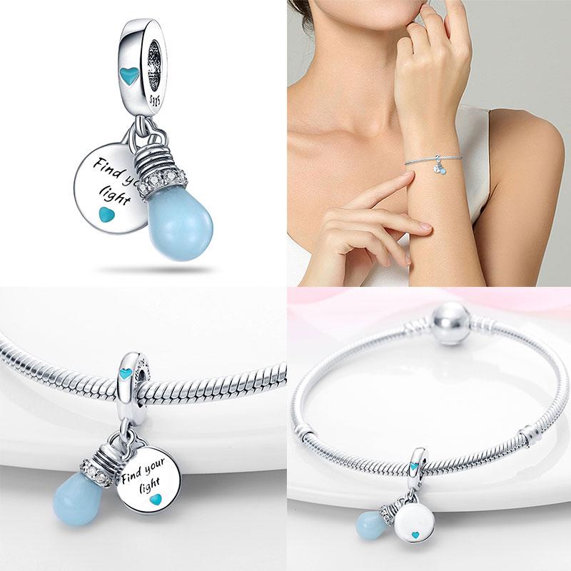 Marvel Disney Snow White Tree Elf Mickey 925 Silver Charms for DIY Jewelry Making Women Gift Bracelet