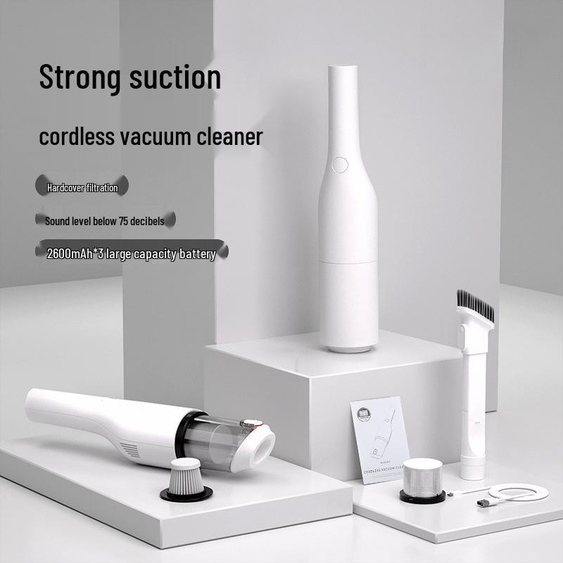 

Powerful Handheld Wireless Car Vacuum Cleaner - Silent, High Suction, Brushless Design for Home and Car Use