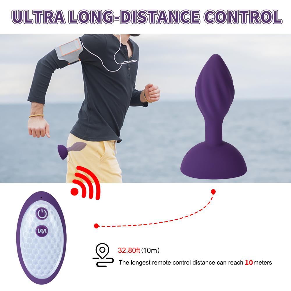 Wireless Vibrating Anal Beads Butt Plug Prostate Massager Adults Gay Product Clitoris Stimulator Vibrator Sex Toys For Women Men