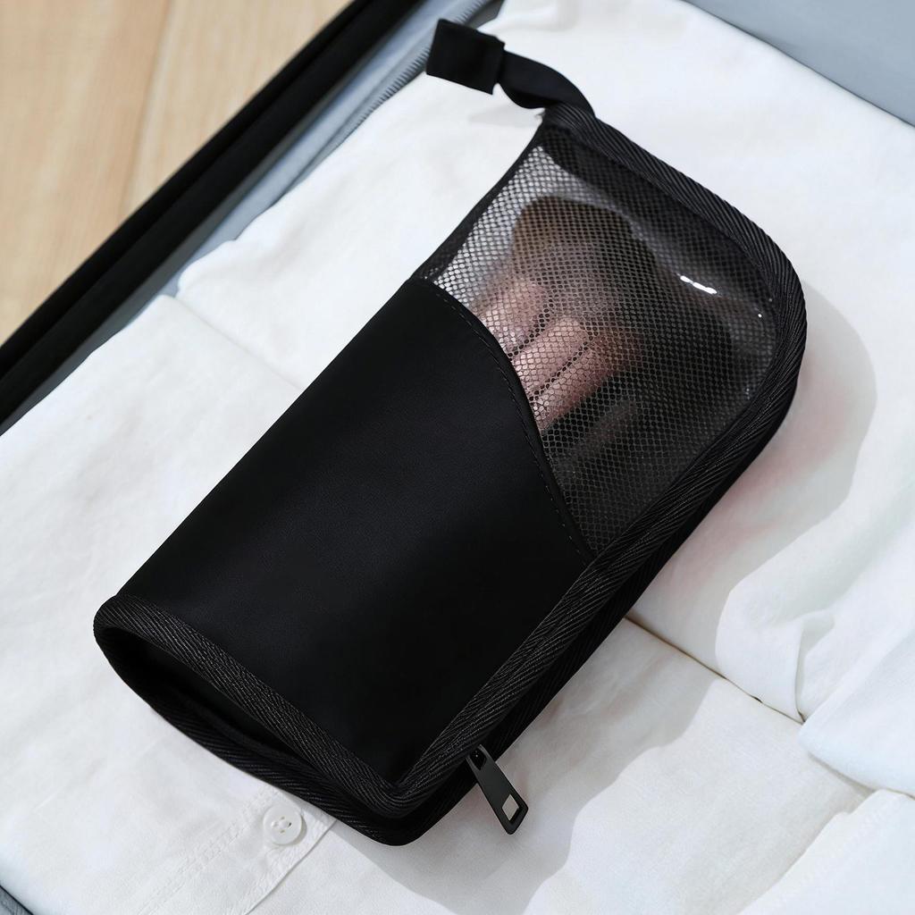 Standing Makeup Bag Waterproof Cosmetic Storage Pouch Travel Toiletry Bag for Camping Weekend Getaway Outdoor Hotel Backpacking