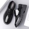 Summer Fashion Formal Men Shoes Punch Lace Breathable Hollow Business Dress Shoes Genuine Leather Casual Sandals Oxfords