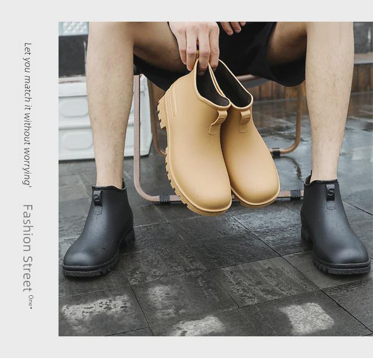 Strapazierfähige, rutschfeste, wasserdichte Regenstiefel für Damen und Herren - Ideal zum Einkaufen, Angeln, Campen und für die Jagd auf dem Meer