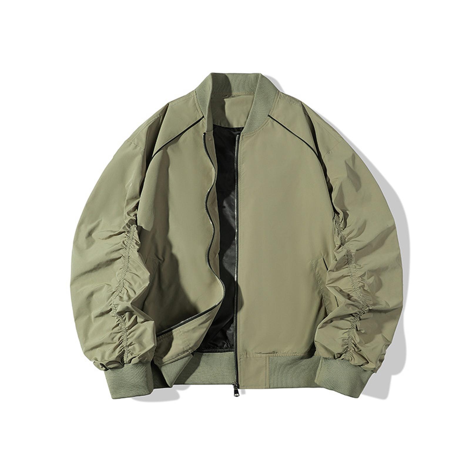 

Men s Casual Jacket, Baseball Jacket, Fashionable Outdoor Sports Three-proof Windbreaker Coat XXL