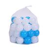 100Pcs/Set Blue White Pit Ball Thickened PE Crush Proof BPA Phthalate Free Safe Indoor Outdoor Baby Toddler Kids Round Ocean Ball Pool Toy