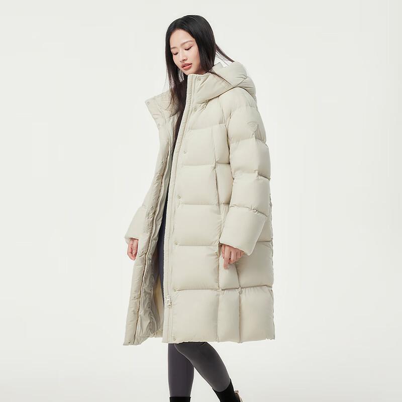 Tanbol Women's Mid-Length Hooded Puffer Jacket