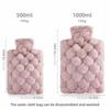 1000/500ML Hot Water Bottle Bag Winter Hand Warmer Hand Warmer Reusable Warmer for Girls Portable Keep Hand Warmer Hot Water Bag
