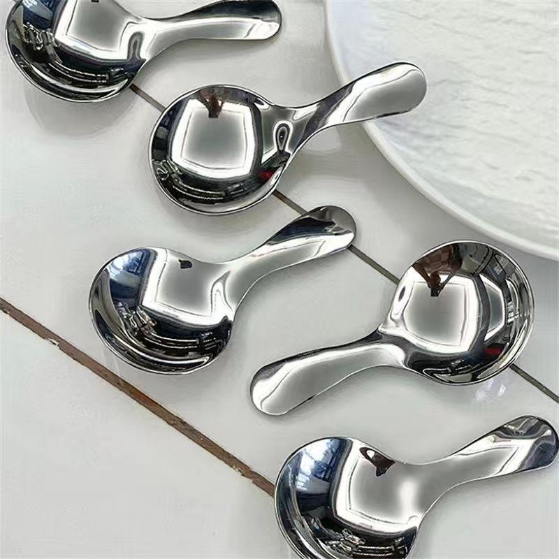 Mini Tragbare Löffel Gabel Geschirr Outdoor Camping Edelstahl Besteck Set Für Mittagessen Wandern Camp Kochen Liefert