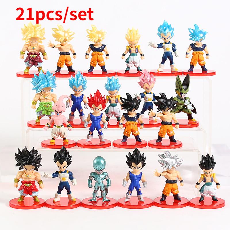 Toys Model Dragon Ball Super Son Goku Vegeta Broly Buu Action Figure Dragon Ball Figure Set Anime Figurines Ultra Instinct Gifts