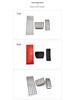 Non-Slip Pedal Set for Mercedes-Benz GLA: Accelerator, Brake, and Rest Area Decor Accessories