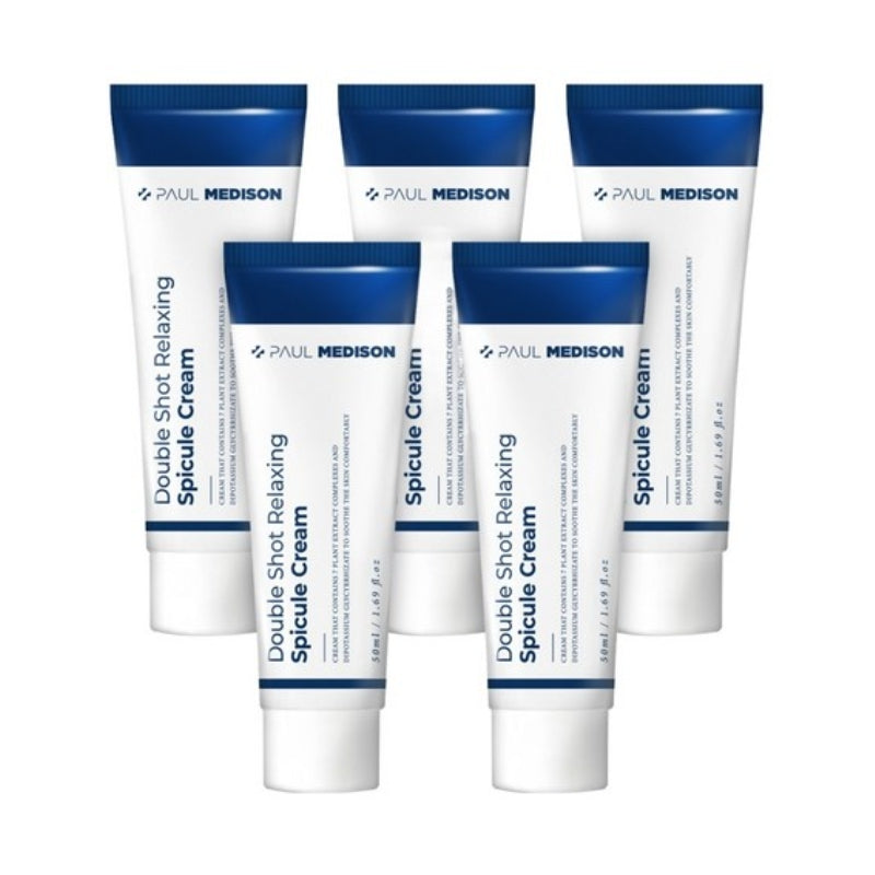 Paul Medison Double Shot Relaxing Spicule Cream 50ml*3Pcs/5Pcs