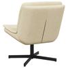 Swivel Chair Cream 63 x 75 x 76 cm Fabric