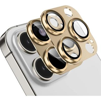 2PCS Metal Camera Lens Glass Protector For IPhone 14 15 13 Pro Max Plus 12 Mini 15Pro Tempered Glass Lens Back Cover Accessories
