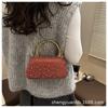New European and American fashion women's shiny rhinestone decorative handbag fashion temperament chain messenger dinner bag