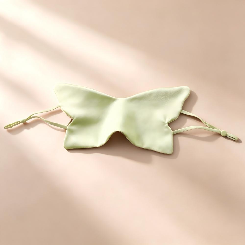 Double Sided Light Blocking Eye Cover Portable Butterfly Print Eye Mask Sleep Eye Mask Home Naps
