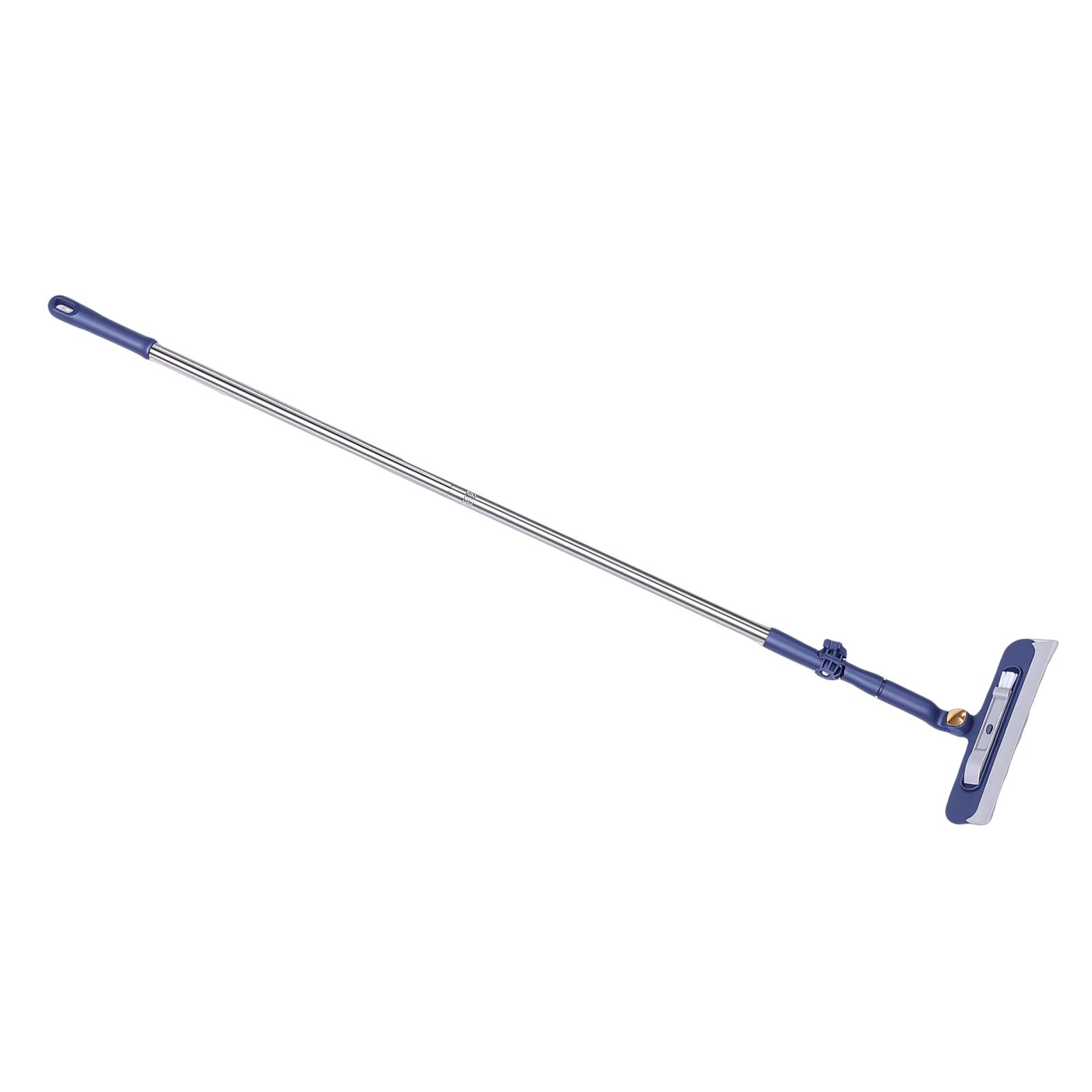Window Squeegee 2 in 1 Window Clner with Extension Poles 180 Rotatable Clning Hd for High Rise Glass