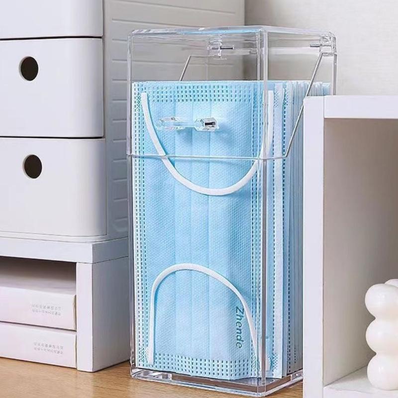 Mask Storage Box Wet Tissue Box Baby Wipes Dispenser Holder Household Dust-proof Tissue Box With Lid Kitchen Seal Design