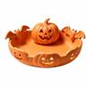 3D Printed Halloween Desk Ornament Gothic Style Bat Decoration Pumpkin Jewelry Tray  Tabletop Decor