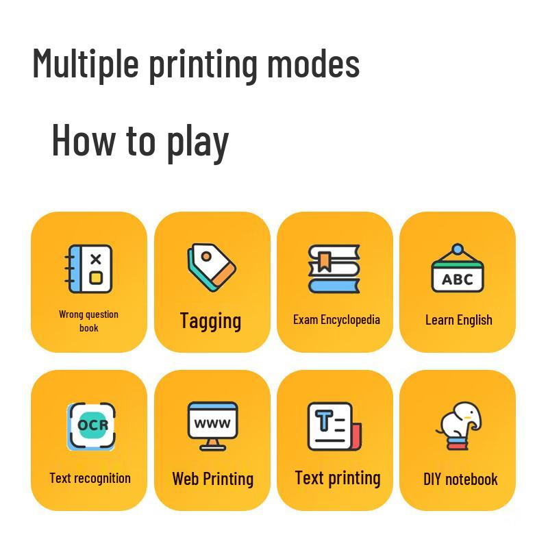 Deli X5S Smart Study Thermal Printer CN Plug (adapter Included)