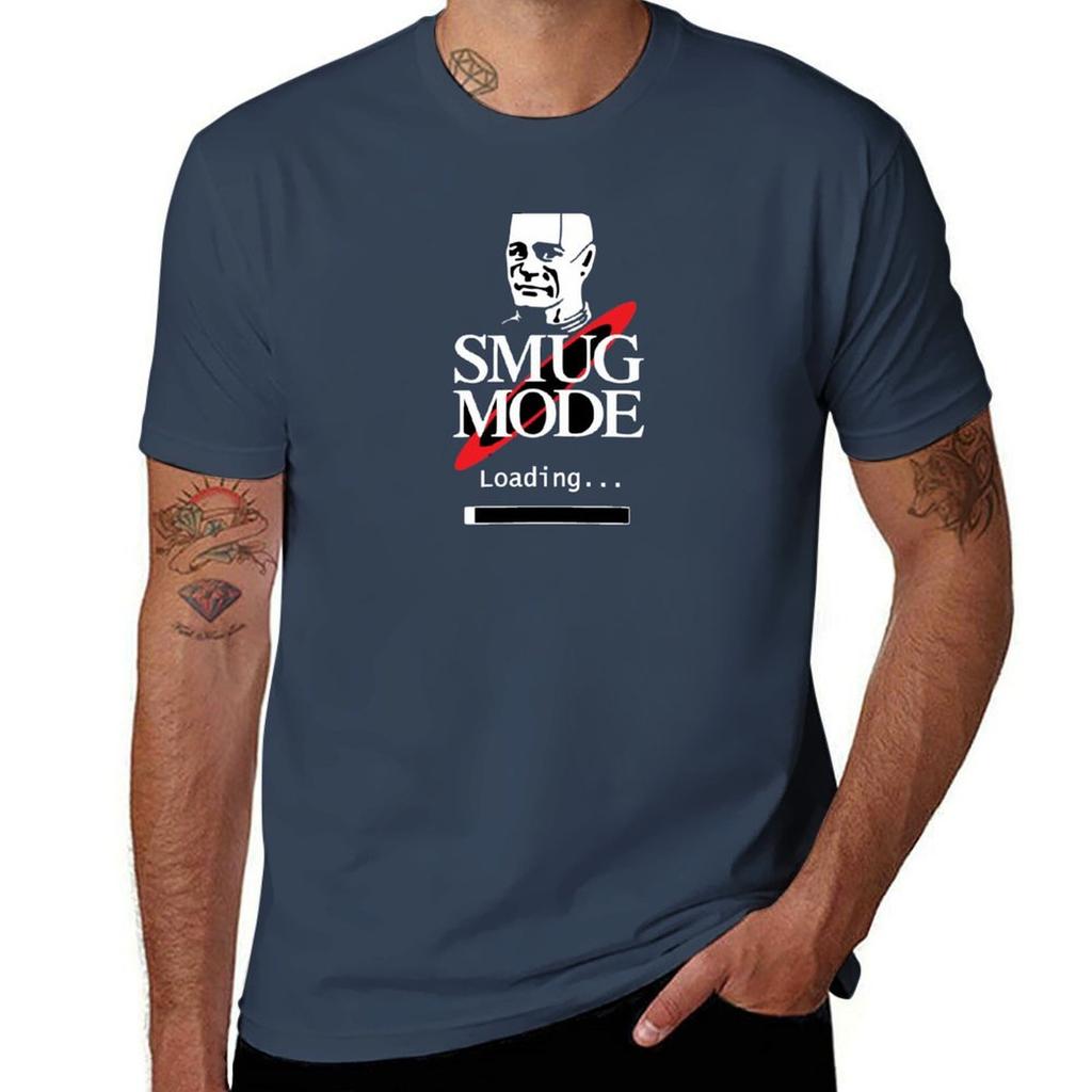 Smug Mode Smeg Head Red Dwarf Kryten Tshirt G Unisex T Shirts For Unisex T Shirts For Unisex Pack Cotton Tshirt