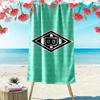 Borussia Mönchengladbach Print Strandtuch, Großes Weiches Schnelltrocknendes Handtuch für Strand Camping Schwimmen