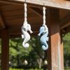 Mediterranean Seahorse Wind Chime Hand Carved Car Seahorse Hanger  Wall Decoration