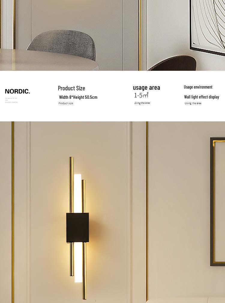 Acrylic Wall Lamp for Living Room, Staircase, and Bedside