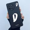 For Realme 11 4G Case Cover Lucky Initial Letter Shockproof Silicone Soft Matte Phone Bumper for Oppo Realme11 4G RMX3636 Casing