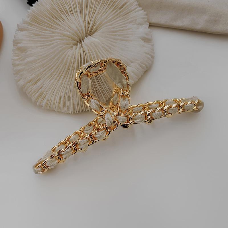 Korean Dongdaemun High-End Bow Hairpin Clip for Women