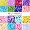 Acrylic Solid Color Round Beads for DIY Jewelry Bracelet Making