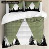 Adventure Duvet Cover Set Wilderness Themed Duvet Cover Set Bedclothes Double Queen King Size Polyester Bedding Set Pillowcase