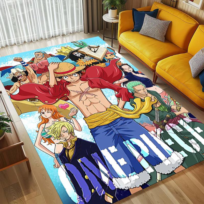 O-One Piece Area Rug Carpet For Bedroom Game Playroom Living Room Nonslip Sofa Office Home Decor Doormat Christmas Gift C375