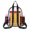 Student Backpack Transparent See Through Large Capacity Smooth Zipper PVC School Bag for School