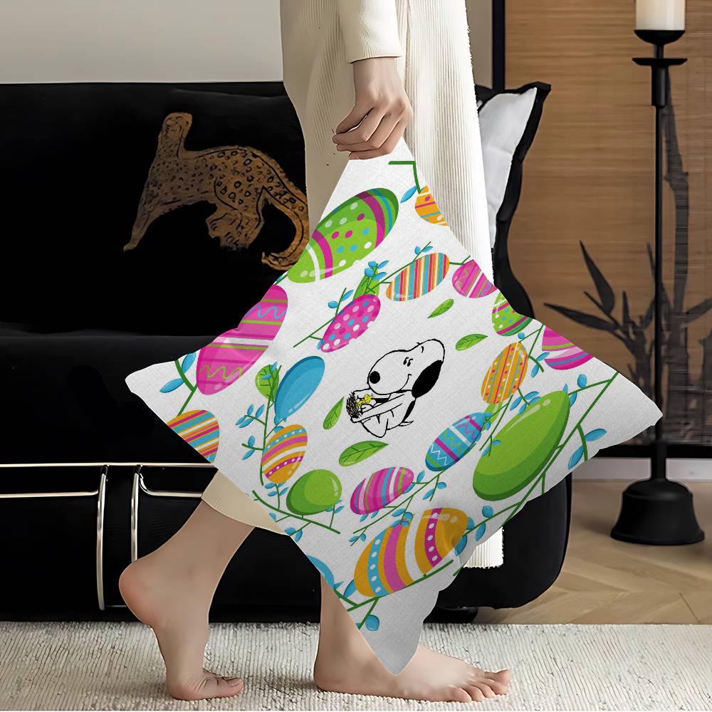 Cute Dog S-Snoopy Cushion Cover Decorative Pillow Sofa Home Decor Case Pillow Cases