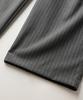 JEMUT Noah Double Stripe Banding Slacks Gray Nslp2645