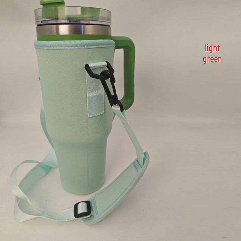 Neue 40oz Ice Buster Becherhülle mit verstellbarem Schultergurt, Tauchmaterial, Keine Seitentasche - Tragbarer Auto-Becherhalter